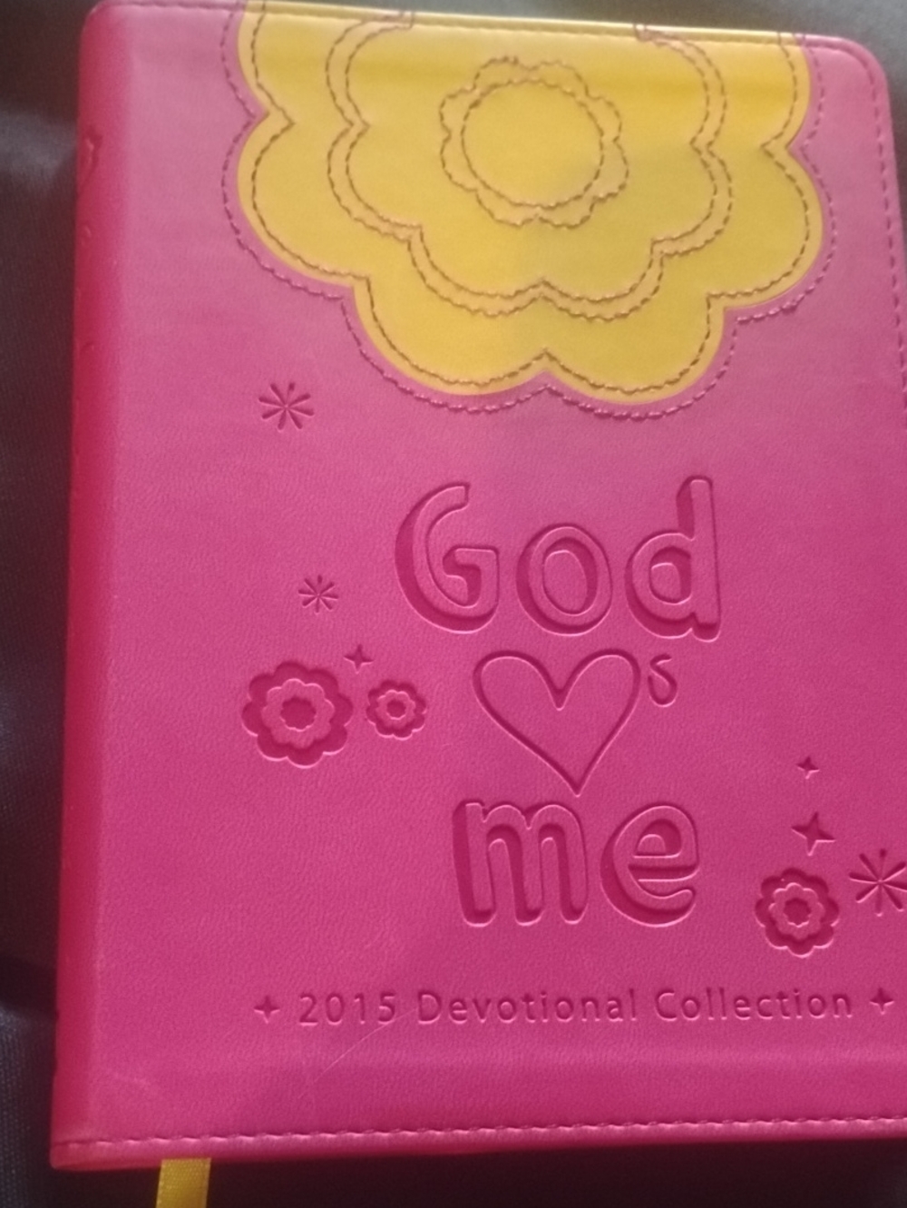 God Loves Me Devotional Journal - Pink and Yellow